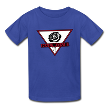 Load image into Gallery viewer, Heart On My Sleeve Kids' T-Shirt - royal blue